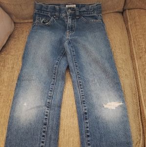 Blue Jeans Straight and Slim Fit